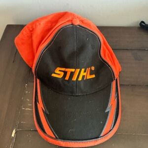 STIHL Outfitters Orange & Black Logo Hat – One Size – Official Merchandise